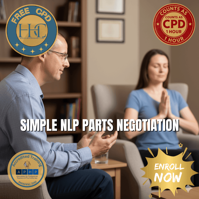 nlp parts training for hypnotherapists